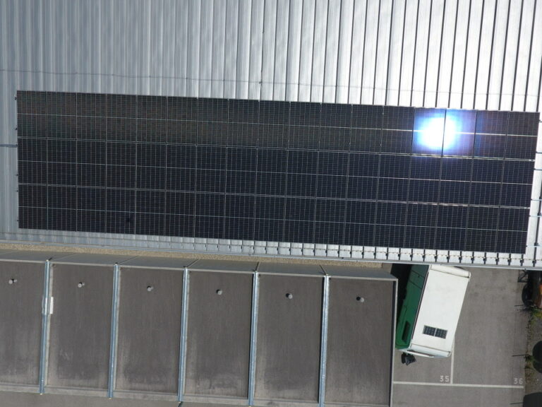 Photovoltaikanlage auf einem Dach